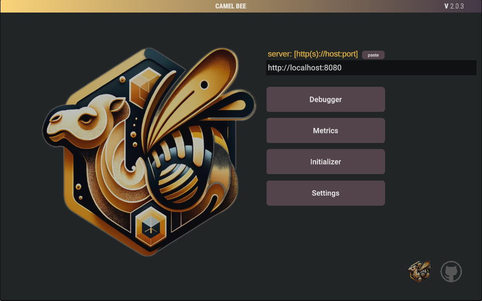 CamelBee WebGL debugger interface