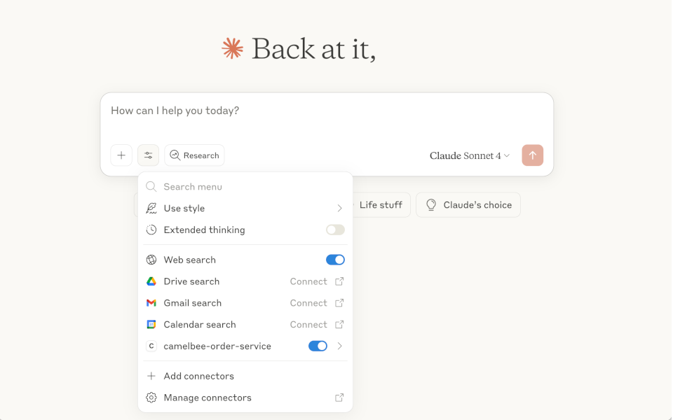 Add custom tool in Claude Desktop