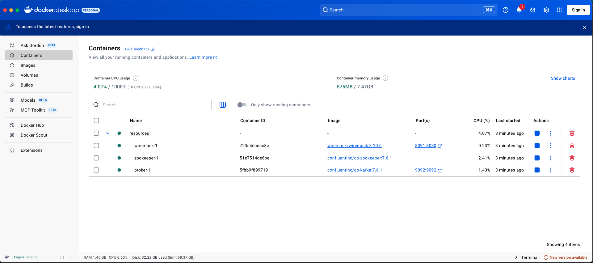 Start Backend Services